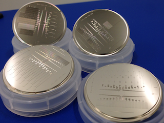 Set of injection molds with 2-level microfluidic designs